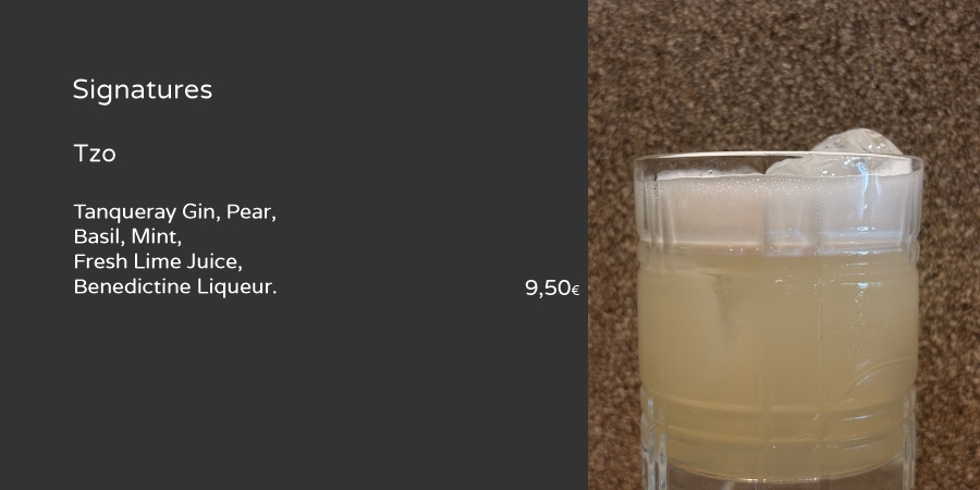 cocktails signature